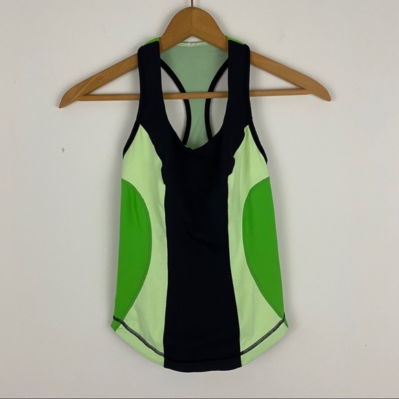 Lululemon Cardio Kick Racerback Tank Green - Picture 2 of 9